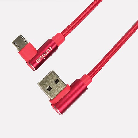 emporia Data cable Micro-USB - red