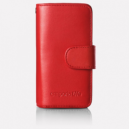 Leather case with wrist strap