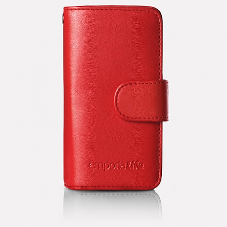 Leather case with wrist strap